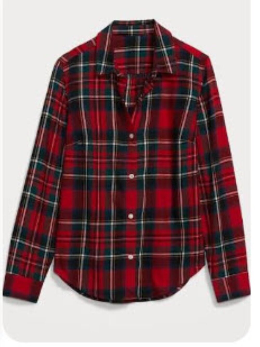 NWT Old Navy Plaid Tunic Flannel Shirt - Size Large Tall